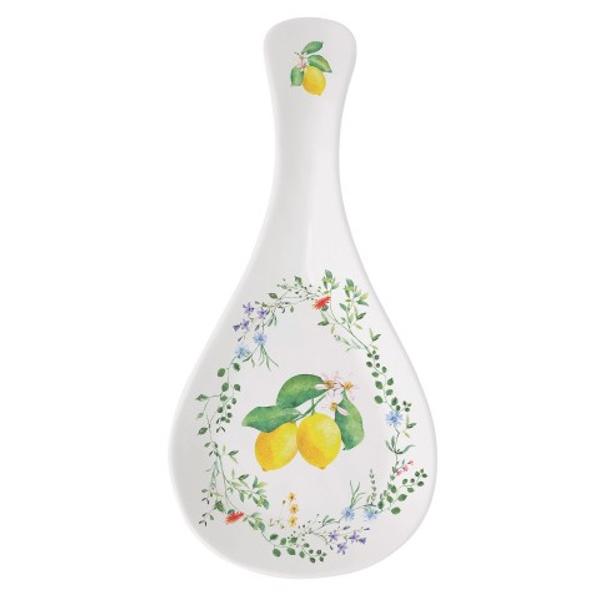 Colectia Fleurs Citrons imbina in mod armonios eleganta florilor cu prospetimea lamailor creand un design vibrant si plin de viata Modelul floral delicat alcatuit din flori colorate si frunze subtile confera acestei colectii un farmec rafinat si primavaratic Nuantele vibrante de galben si verde proaspat reprezinta perfect esenta lamailor aducand o senzatie de prospetime si energie in timpul fiecarei mese Cu piesele acestei colectii veti oferi un plus de savoare preparatelor 