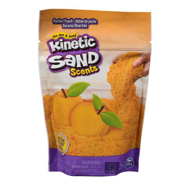 Descopera mai multe parfumuri incantatoare de nisip kinetic Aceasta punga contine 227 g de nisip kinetic ce va trezi imaginatia copiilor in timp ce isi creeaza si modeleaza propriile creatii parfumate cu fructeAmesteca nisipul cu alte parfumuri de nisip kinetic si creeaza combinatii noi de parfumuri si culori Strange-l taie-l modeleaza-l – posibilitatile creative sunt nelimitate Nisipul kinetic unic este realizat din nisip natural care nu se lipeste de alte obiecte 
