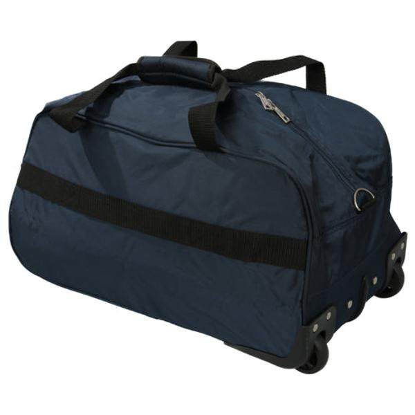 Geant&259; de voiaj cu troler realizat&259; din material textil rezistent ideal&259; pentru escapade scurte sau c&259;l&259;torii Dotat cu mâner telescopic buzunare spa&539;ioase &537;i un design modern Practic &537;i u&537;or de manevratMaterial poliester1 compartiment principal;2 compartimente laterale;2 roti;maner telescopic;bretea ajustabila;captuseala la interior;