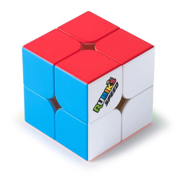 Gandeste si misca-te rapid Modelul imbunatatit al cubului de viteza 2x2 utilizeaza magneti pentru a adauga stabilitate si a actiona ca un sistem de pozitionare pentru a ajuta la alinierea cubului pentru urmatoarele rasuciri si miscari Cubul de viteza are un miez mai puternic si un mecanism conceput pentru a-l face mai rapid mai neted si mai fiabil ca niciodata Cubul de viteza are un design fara autocolant si vine pre-uns pentru a te ajuta sa obtii timpi mai rapizi Include placi lucioase 
