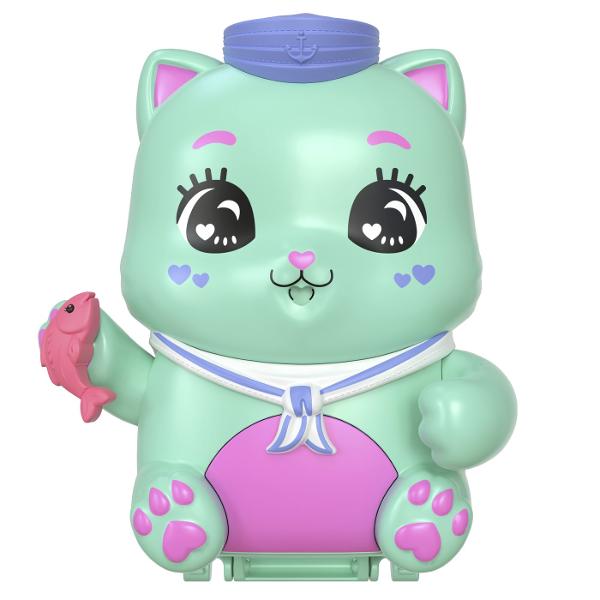 Gentutele Polly Pocket detin lumi mici cu surprize mari in interior pe care fetele si baietii le pot duce oriunde Fiecare jucarie portabila prezinta la exterior o forma adorabila de animal cu un detaliu de joaca interactiv cei mici pot combina accesoriile pentru a ingriji animalul de cate ori doresc Cand au terminat de decorat exteriorul copiii pot deschide carcasa pentru a dezvalui o papusa mai multe functii de joaca din mers si mai mult de 10 accesorii Arunca o petrecere de pijama pentru 