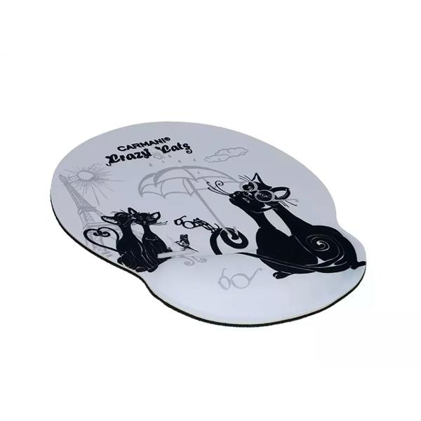 Mouse pad cu pern&259; pentru încheietura mâinii – Design cu Pisici Negre 22x25 cmAdaug&259; un plus de confort &537;i stil biroului t&259;u cu acest mouse pad adorabil &537;i practic Cu un design ce include pisici negre simpatice acest accesoriu nu este doar estetic ci &537;i ergonomic Pernu&539;a moale integrat&259; 