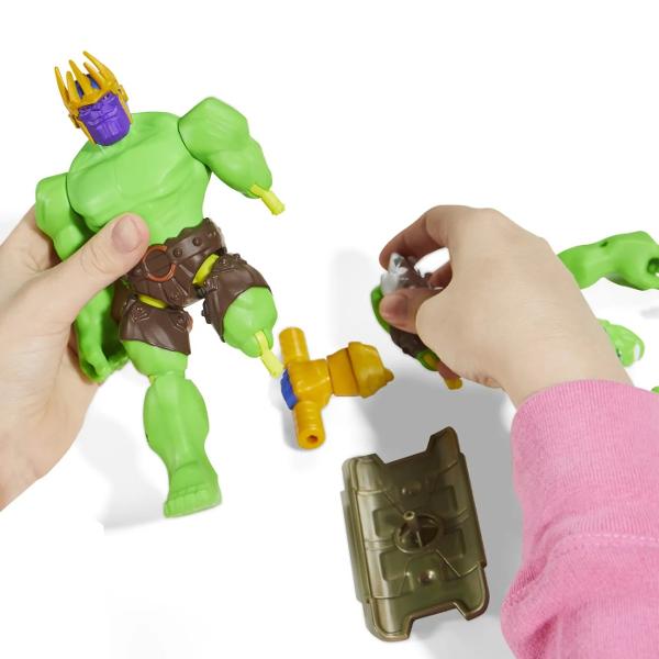 Chiar si cel mai puternic supererou are nevoie uneori de o manAa picior pumn sau accesoriu de ajutor Figurinele de colectie Marvel MixMashers deluxe sunt formate din piese care se pot dezasambla si apoi combina pentru a crea figurine unice personalizate Cu 16 puncte de conectare jucariile MixMashers de 12 cm dispun de conectori universali pentru compatibilitate si durabilitate in intreaga gama Vrei sa combini si mai multe puteri Colectioneaza accesoriile pentru figurinele deluxe 