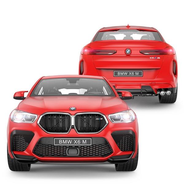 Copilul dumneavoastra se poate juca in voie cu masina cu telecomanda Bmw X6 M scara 1 la 14 oferita de brandul international Rastar Nicio cursa nu este imposibil de castigat cu acesta masinuta replica oficiala cu licenta a modelului original construita cu mare atentie la detalii Masinuta are proportiile ideale pentru momente pline de distractie si amuzament Masinuta functioneaza pe frecventa de 24GAlimentarea se face astfel  pentru masinuta sunt necesare 5 baterii tip AA  iar pentru 