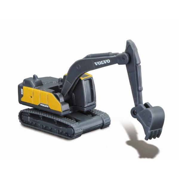 Descopera lumea constructiilor cu setul &quot;Mini Work Machines Volvo Construction Vehicles&quot; o colectie captivanta de replici in miniatura ale echipamentelor de constructie Volvo iconice Aceste vehicule meticulos realizate impodobite cu culorile clasice galben si gri Volvo sunt ambalate in ambalaje de marca prezentand autenticitatea si calitatea lor Vehiculele sunt realizate dintr-o combinatie de metal turnat sub presiune si piese din plastic asigurand durabilitate si 