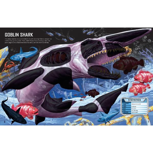 Dive into the ocean depths and discover some of the biggest deadliest most amazing predators on the planet in this thrilling sticker book Youll meet enormous whale sharks gruesome goblin sharks awe-inspiring great whites and many more Complete them using the stickers and read the descriptions to find out fascinating facts about each one