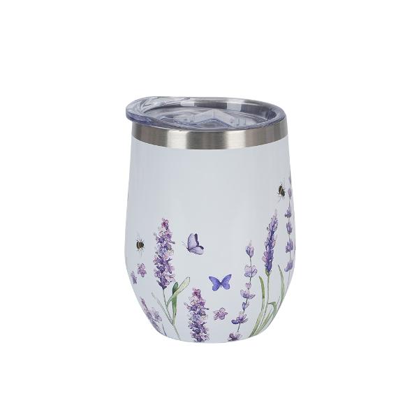 Partea din colec&539;ia Classic Flowers cana termic&259; CLASSIC LAVENDER este realizat&259; din o&539;el inoxidabil 188 &537;i p&259;streaz&259; b&259;uturile calde sau reci oriunde te afli – la birou la &537;coal&259; sau în deplasareDesignul delicat este inspirat de ramurile de lavand&259; care pornesc 