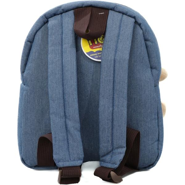 DetaliiDesign cu catelus Catelus 3D detasabil;Material plusat moale si placut la atingere;Bretele ajustabile pentru confort;Inchidere practica cu fermoar;Dimensiune potrivita pentru copii;Culoare bleumarin cu bej