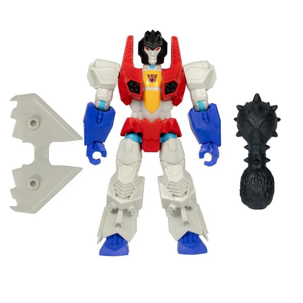 Chiar si cel mai puternic erou are nevoie uneori de o mana de ajutor picior pumn sau accesoriu Figurina Transformers de colectie MixMashers prezinta piese si componente care se desprind si se imbina pentru a crea figurine personalizate unic Cu 16 puncte de conectare figurina de actiune robot MixMashers Transformers la scara de 12 cm 5 inch este dotata cu conectori universali pentru compatibilitate si durabilitate pe intreaga gama Vrei si mai multe puteri combinate Colecteaza accesorii 