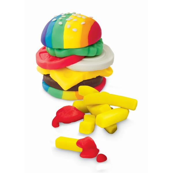 Stii cat este ceasul Este timpul pentru gustari haioase facute din plastilina Play-Doh Copiii de 3 ani si mai mari care adora sa fie creativi cu jucarii de gatit si plastilina modelatoare vor fi incantati sa creeze propriile versiuni Play-Doh ale gustarilor preferate de copii Cu ustensile Play-Doh usor de folosit si plastilina Play-Doh in culori variate sunt atat de multe creatii pe care imaginatia lor le poate &bdquogati&rdquo Creeaza preparate uimitoare adauga stralucire 