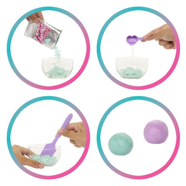 Sarbatoreste magia zilelor de nastere cu Papusa Barbie Party Surprise Brunette O jucarie unica plina de surprize activitati creative si accesorii dragute care vor aduce la viata imaginatia copiilor  Include un catelus adorabil cu accesorii pentru a-l imbraca Foloseste aluatul si formele incluse pentru a decora tortul de aniversare Descopera 8 accesorii tematice inclusiv 2 care isi schimba culoarea si articole inspirate de aniversari Papusa are articulatii mobile haine elegante si 