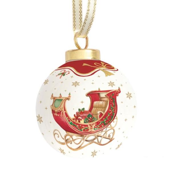 Îmbog&259;&539;e&537;te atmosfera s&259;rb&259;torilor cu acest glob de Cr&259;ciun elegant din ceramic&259; parte din colec&539;ia Christmas Tale de la Easy Life Cu un design rafinat &537;i o dimensiune compact&259; de 7 cm globul 