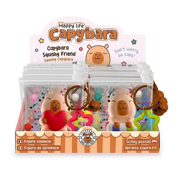 Aceast&259; capibara moale si super dr&259;gu&539;&259; este perfect&259; de strâns &537;i strâns – cu un efect calmant antistres Ambalat&259; într-o pung&259; cu fermoar de înalt&259; calitate cu confetti &537;i pompoane atr&259;g&259;toare &537;i un breloc practic cu o stea dulce &537;i un clopo&539;el Perfect&259; pentru gen&539;i rucsacuri sau ca un cadou adorabil Ambalat&259; într-o pung&259; la îndemân&259; cu 
