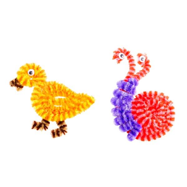 Flexibilitate culoare &537;i imagina&539;ie pentru crea&539;ii spectaculoase&127912; Perfect&259; pentru proiecte creative – confec&539;ioneaz&259; figurine flori decora&539;iuni de sezon juc&259;rii sau accesorii unice&127752; Design vesel &537;i atractiv – sârme plu&537;ate cu dungi colorate ideale pentru a ad&259;uga textur&259; &537;i efecte speciale lucr&259;rilor tale&10024; Material maleabil &537;i rezistent – 