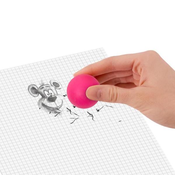 TREND Set 2 in1 minge elastica radiera 3 bucati la set 5964557Disponibil&259; în 2 culori diferite Pretul afisat este per set de 3 mingi radiera Nu se poate alege culoarea se livreaza in functie de disponibilitatea din stoc