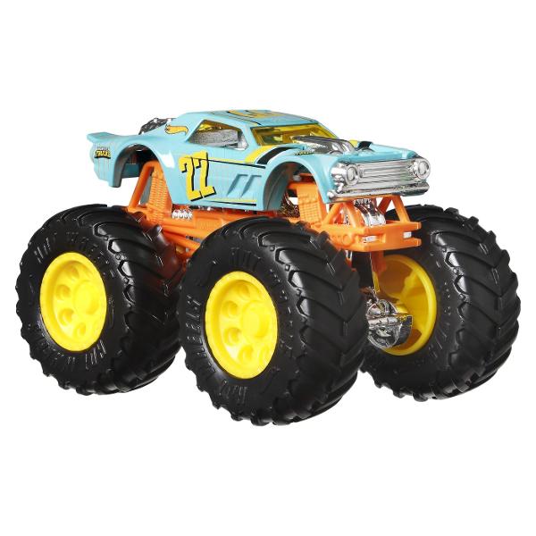 Asortimentul cu lansator de inamici de oras Hot Wheelsdispune de doi inamici preferati de copii tiranozaurul si rechinul sub forma de lansatoare grozave de masini vandute separat Atat lansatorul dinozaur Hot Wheels cat si lansatorul rechin Hot Wheels dispun de provocari grozave in care copiii trebuie sa lanseze masinile cu forta potrivita sau risca sa ramana blocati in falcile inamicului Copiii se pot juca si separat cu aceste jucarii compacte pentru super distractie la scara mai mica 