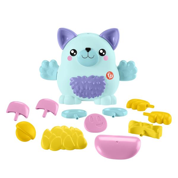 Copiii vor avea parte de ore intregi de distractie creativa cu jucaria de constructie FP Pets Mix &amp Match Pet de la Fisher-Price&reg Cei mici pot folosi baza corpului si cele 17 piese interschimbabile inclusiv urechi ochi par si multe altele pentru a crea 5 animale de companie usor de recunoscut Sau pentru si mai multa distractie pot amesteca si potrivi piesele pentru a inventa propriul animal de companie unic Piesele sunt concepute special pentru a fi usor de prins de 