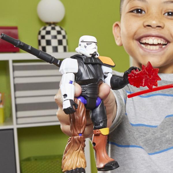 Combina si amesteca piese pentru a crea o figurina unica si personalizata Aceasta figurina Star Wars MixMashers de colectie prezinta componente care se dezasambleaza si se combina pentru a realiza o jucarie personalizata in mod unic Cu 16 puncte de conectare figurina de actiune de 12 cm este dotata cu conectori universali pentru compatibilitate si durabilitate In set sunt incluse accesorii si piese de imbunatatire pentru a-ti construi figurina in stilul tau Este o jucarie ideala pentru 