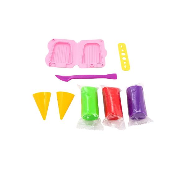 Transforma joaca intr-o aventura delicioasa cu setul Crayola Dough - Ice Cream Cones Acest set creativ contine tot ce are nevoie un mic cofetar pentru a modela inghetate colorate si haioase Cu 3 cutii de plastilina 2 oz fiecare o forma pentru inghetata pe bat un bat de inghetata 2 cornete si o unealta de modelare copiii pot crea deserturi imaginare in nenumarate feluri Ideal pentru micii artisti de la 3 ani in sus acest set incurajeaza joaca creativa si dezvoltarea abilitatilor 