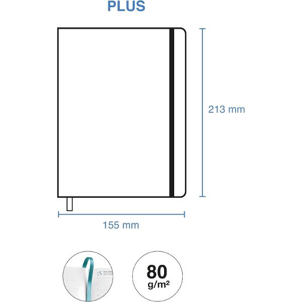Agenda Miquelrius Plus 155x213 mm datata saptamanal Impressionist Natura MR22724