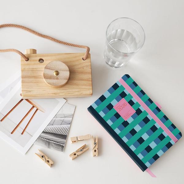 Agenda Miquelrius Passport 90x140 mm datata zilnic Colour Block Graphic MR31283