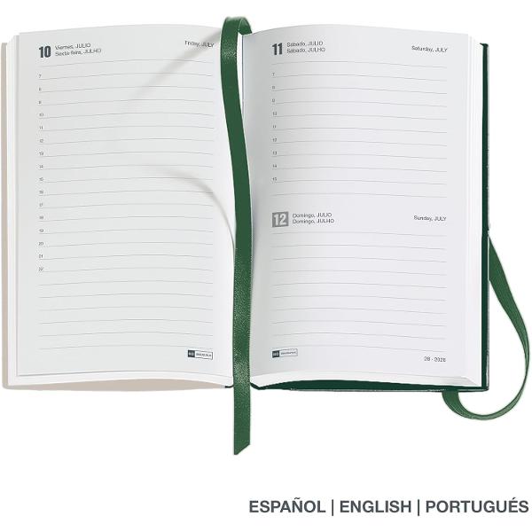Agenda Miquelrius Passport 90x140 mm datata zilnic Mini Garden Natura MR31633