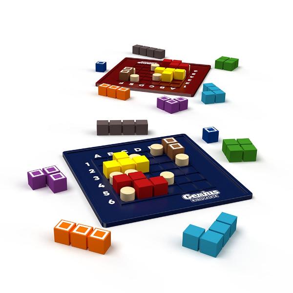 Genius Square este un joc de logica si strategie rapid destinat atat copiilor cat si adultilor Jocul include o tabla impartita in grile pioni de diferite forme si sase zaruri Scopul este sa completezi tabla de joc plasand toate piesele tale in grila dupa ce au fost stabilite coordonatele cu ajutorul zarurilor Este recunoscut pentru beneficiile pe care le aduce dezvoltarii cognitive stimuland gandirea logica si capacitatea de rezolvare rapida a problemelor Ce este si mai interesant 