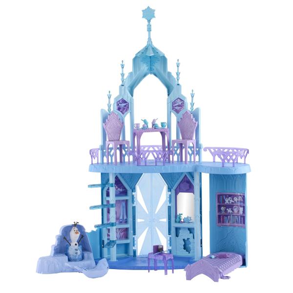 Descopera magia regatului de gheata cu setul Elsa&39s Frozen Ice Palace Acest palat stralucitor inspirat din povestea Disney Frozen le permite copiilor sa retraiasca momentele preferate alaturi de Elsa Anna si Olaf Cu peste 20 de accesorii si zona de joaca pe mai multe niveluri cei mici pot recrea scene de poveste sau inventa aventuri noi pline de farmec Palatul include lumini care se aprind pentru un efect magic si detalii fine care transforma joaca intr-o experienta de basm Perfect 