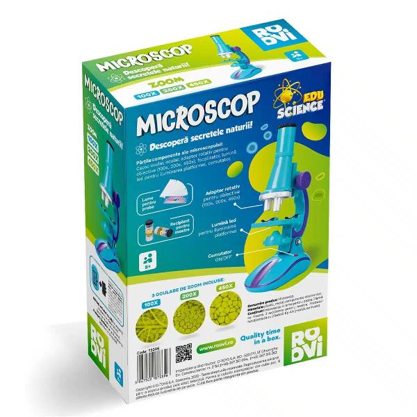 Exploreaz&259; o lume ascuns&259; de ochiul liber cu Microscopul EduScience de la ROOVICopilul t&259;u e pasionat de &537;tiin&539;&259; &Icirc;i place s&259; analizeze &icirc;n am&259;nunt particule mici sau viet&259;&539;i prea pu&539;in vizibile cu ochiul liber Cu microscopul pentru copii EduScience intr&259; pentru prima dat&259; &icirc;n contact cu fascinanta lume microscopic&259;Pentru cei curio&537;i s&259; descopere natura &icirc;n detaliu 