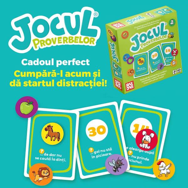 Te-ai întrebat vreodat&259; de unde au n&259;scocit str&259;bunii no&537;tri atâtea proverbe &537;i zic&259;tori &536;i mai ales crezi c&259; le &537;tii pe toateDescoper&259; un joc provocator &537;i super amuzant ce te poart&259; într-o c&259;l&259;torie nostalgic&259; prin satele pline de via&539;&259; acolo unde s-au n&259;scut proverbele române&537;ti O ocazie numai bun&259; s&259; le poveste&537;ti copiilor 