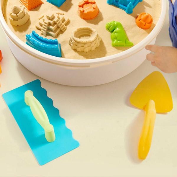 Nisip Kinetic Magic MiDeer - Set cu Forme de Modelaj 2 kg Nisip &537;i 25 Accesorii pentru Joac&259; Creativ&259;&nbsp;Transform&259; joaca copilului t&259;u &icirc;ntr-o experien&539;&259; educativ&259; &537;i distractiv&259; cu&nbsp;Setul Magic Sand MiDeer creat special pentru a stimula creativitatea &537;i dezvoltarea abilit&259;&539;ilor motrice fineAcest set con&539;ine&nbsp;2 kg de nisip kinetic 