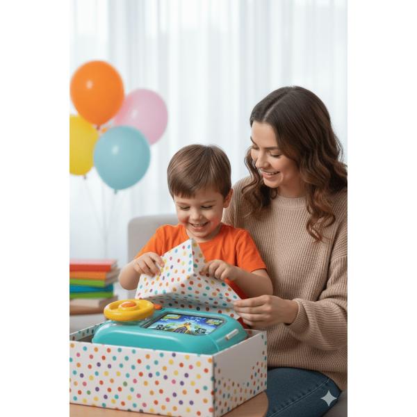 Mini Racer simulator de curse cu volan de condus alimentare USB copii 3-6 AniJucarie Interactiva volan de condus cu circuit curse Esti un parinte modern care cauta jucarii ce imbina perfect distractia cu dezvoltarea armonioasa La Micostore ne asiguram ca fiecare produs ofera o experienta completa gandita special pentru a distractia si dezvoltarea copilului tau Mini Racer numit si Car Racing Adventure este mai mult decat un simplu volan este o aventura 