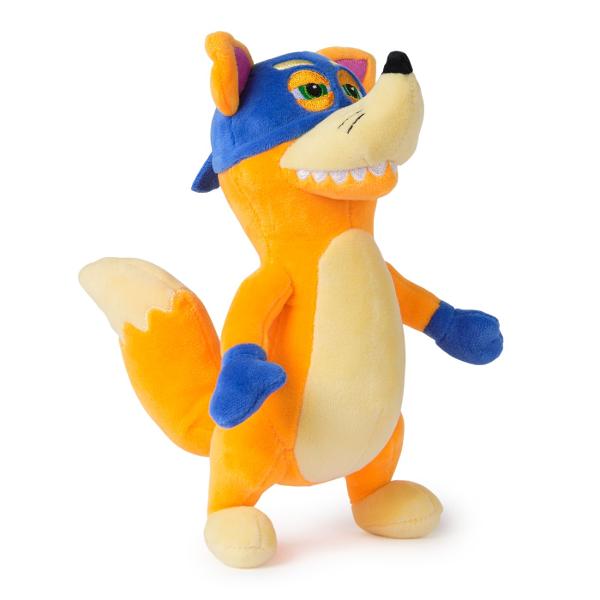 Acest plus inspirat din universul Dora este realizat din materiale moi si placute la atingere fiind ideal pentru joaca imbratisare si momentele de relaxare ale copiilor Designul colorat si prietenos il face usor de recunoscut si atractiv iar dimensiunea sa este potrivita pentru mainile celor mici putand fi oriunde cu usurinta Jucaria incurajeaza jocul de rol imaginatia si dezvoltarea emotionala oferind copiilor un companion de incredere in aventurile zilnice Este o alegere potrivita 
