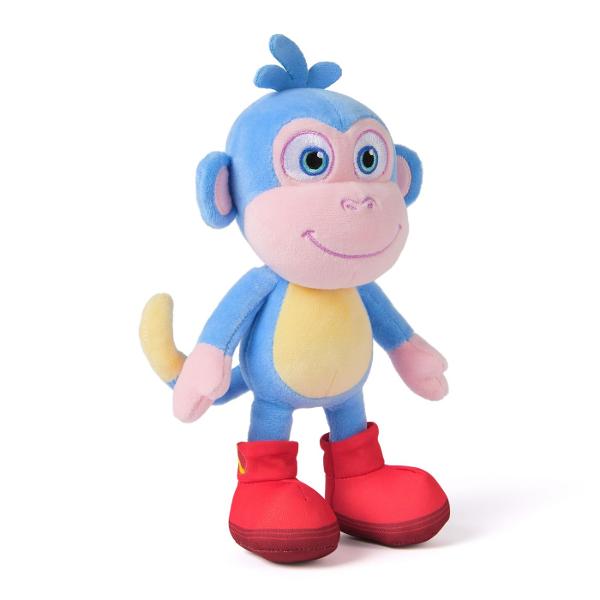 Acest plus inspirat din universul Dora este realizat din materiale moi si placute la atingere fiind ideal pentru joaca imbratisare si momentele de relaxare ale copiilor Designul colorat si prietenos il face usor de recunoscut si atractiv iar dimensiunea sa este potrivita pentru mainile celor mici putand fi oriunde cu usurinta Jucaria incurajeaza jocul de rol imaginatia si dezvoltarea emotionala oferind copiilor un companion de incredere in aventurile zilnice Este o alegere potrivita 