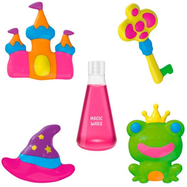 Creaza magie chiar la tine acasa cu setul de creatie AquaDabra Transforma animalele create in figuri 3D in cateva secunde AquaDabra este un set unic ce contine un bol special si un gel special Umple bolul cu apa adauga sare creaza figurile animale cu ajutorul formele si gelului special scufunda-le in apa magica si urmareste cum ca prin magie ele prind volum si devin 3D De acum in colo vor innota in bolul special Setul include 1 bol 3 tuburi cu gel apa magica 3 forme un vas si 