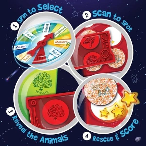 O misiune de salvare captivanta - Un lider militar malefic a capturat 40 de specii de animale din cele 7 habitate ale Pamantului - pajiste padure padure tropicala desert ocean zona arctica si plaja - si le-a transportat pe planeta sa Jucatorii isi asuma rolul unei echipe de salvare de elita calatorind pe aceasta planeta pentru a recupera animalele si a le readuce in habitatele lor naturale inainte ca misiunea sa esuezeJocul in Limba Engleza Rescue Quest - Animale si Habitate 