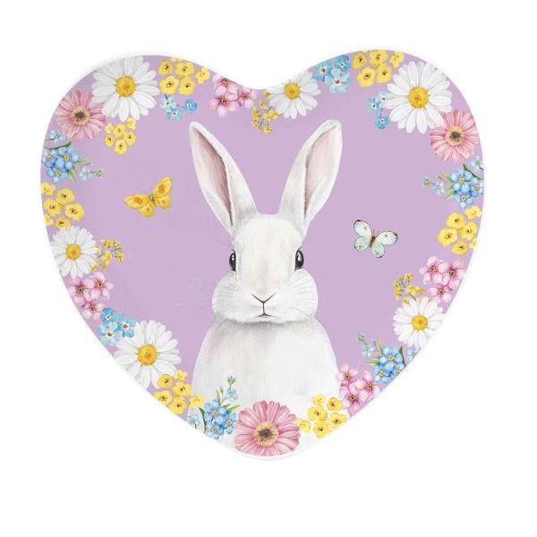 Adaug&259; un strop de culoare &537;i veselie mesei tale cu acest platou din por&539;elan din colec&539;ia&nbsp;Egg Hunt&nbsp;de la&nbsp;Easy Life &Icirc;n nuan&539;e pastel delicate platoul este decorat cu flori ou&259; de Pa&537;te &537;i iepura&537;i 