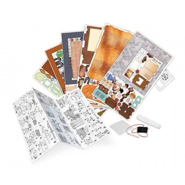 Asambla&539;i piesele din lemn &537;i construi&539;i-v&259; propria brut&259;rie &icirc;n miniatur&259;&nbsp;Lipi&539;i &537;i a&537;eza&539;i mobilierul accesoriile delicatesele &537;i clien&539;ii pentru a recrea atmosfera cald&259; a brut&259;riilorAsamblarea este u&537;oar&259; cu instruc&539;iunile ilustrate pas cu pas &537;i piesele numerotate&nbsp;Odat&259; terminat&259; aceast&259; dioram&259; devine un ornament minunat pentru camera 