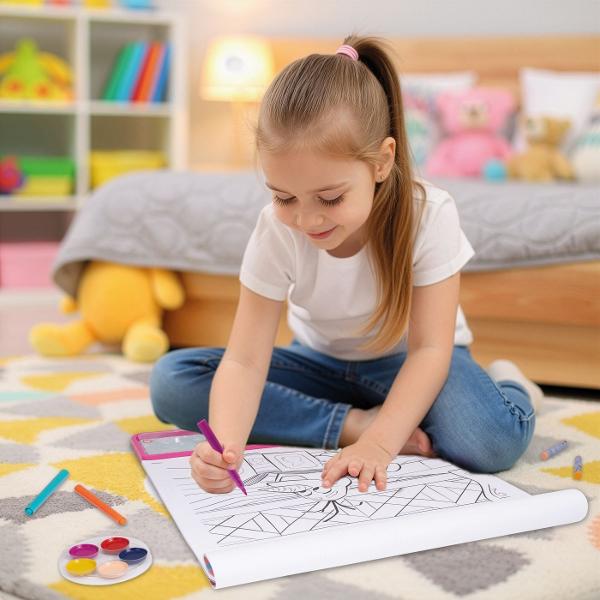 Setul creativ Disney Frozen Giga Block 5 in 1 este o alegere completa pentru copiii care iubesc universul Frozen si activitati artistice Inspirat din filmul Disney cu ilustratii colorate ale personajelor indragite setul ofera multiple posibilitati de desen si colorat intr-un singur pachet practic Include carioci creioane colorate acuarele pensula si alte accesorii necesare pentru a crea pline de culoare si imaginatie Compartimentarea inteligenta mentine toate piesele organizate iar 