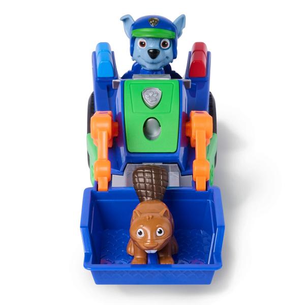 PATRULA CATELUSILOR CAUTARE SI SALVARE SET FIGURINA SI VEHICUL este un set de joaca inspirat din aventurile echipei de salvare concepute pentru copiii de peste 3 ani Fiecare set include un personaj indragit din Patrula Catelusilorl si vehiculul sau specific de interventie realizat in culori autentice si cu detalii fidele serialului animat Vehiculul este prevazut cu roti functionale si elemente mobile oferind o experienta de joaca dinamica si interactiva Figurina este articulata si usor de 