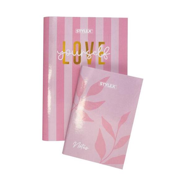 Set de 2 caiete &bdquo;Be You&rdquo; &ndash; A5 &537;i A6Acest set elegant de caiete nu doar c&259; &icirc;&539;i aduce ordine &icirc;n g&acirc;nduri ci &537;i energie pozitiv&259; &icirc;n via&539;a de zi cu ziCu dou&259; coper&539;i diferite pline de afirma&539;ii inspiratoare caietele te &icirc;nso&539;esc la &537;coal&259; la universitate la serviciu sau &icirc;n timpul 