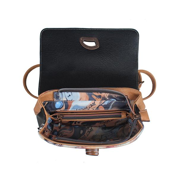 Geanta dama Janet 26x10x16 cm TV000145Material material textil si piele ecologica