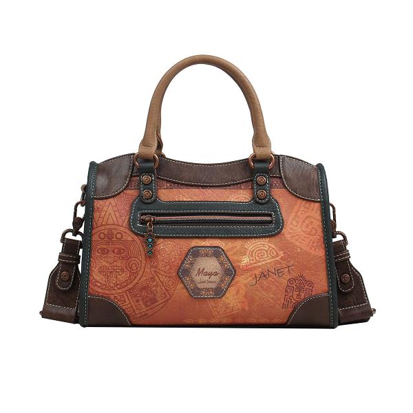 Geanta dama umar Janet 23x6x16 cm TV000131Material material textil si piele ecologica