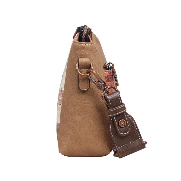 Geanta dama crossbody Janet 23x7x17 cm TV00053Material material textil si piele ecologica