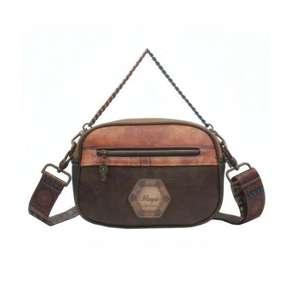 Geanta dama Janet crossbody 21x6x16 cm TV000002Material material textil si piele ecologica