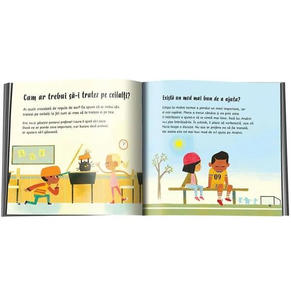 Colectia &bdquo;Ganduri mari la varste mici&rdquo; ii invita pe copii sa descopere prin povesti si exemple usor de inteles idei importante despre viata valori si relatiile cu cei din jur Cartile incurajeaza reflectia dialogul si dezvoltarea gandirii critice&nbsp;