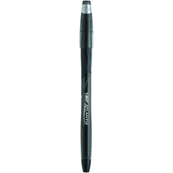 Nu mai faceti clic Pixurile BIC Atlantis Stic sunt versiunea cu varf a stiloului retractabil BIC Atlantis Original Pixuri mici cu un punct mediu de 10 mm si un sistem de curgere cu cerneala Easy Glide care face ca scrierea sa fie extrem de fluida Aceasta cutie contine 12 pixuri clasice cu cerneal neagra Pixul BIC Atlantis Stic foarte la indemana are o aderenta moale confortabila care este usor de preluat si detinuta pentru calatoria lunga Un pix elegant cu un design conic care 