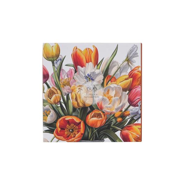 Set de dou&259; farfurii pentru desert LALELE din colec&539;ia Flower Classic realizat din por&539;elan New Bone China caracterizat printr-o culoare alb-crem natural&259; cu o str&259;lucire delicat&259; &537;i o rezisten&539;&259; &537;i durabilitate excep&539;ionale men&539;in&acirc;nd &icirc;n acela&537;i timp lejeritatea &537;i fine&539;eaLinia este decorat&259; cu o frumoas&259; compozi&539;ie 