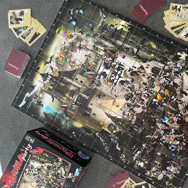 E&537;ti gata pentru cea mai tare petrecere din via&539;a ta Vrei s&259; te distrezi pe bune &537;i s&259; r&acirc;zi cu lacrimiDescoper&259; Jocul Dracula Party un joc dinamic ce d&259; startul celor mai tari petreceri &icirc;ntre prieteniFii cel mai vigilent juc&259;tor descoper&259; primul scena &ldquo;povestit&259;&rdquo; de adversar &537;i scap&259; de toate c&259;r&539;ile din m&acirc;n&259; pentru a c&acirc;&537;tiga Vizualizeaz&259; plan&537;a 