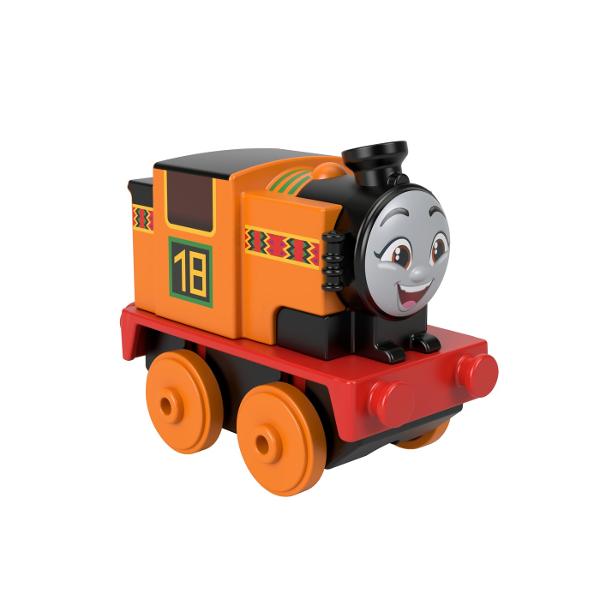 Copiii pot crea nenumarate aventuri pe Insula Sodor din Thomas the Train All Engines Go cu aceste tobogane din plastic de la Fisher-PriceFiecare roller coaster se bazeaza pe un personaj preferat din serieFiecare personaj se vinde separat si in functie de disponibilitateCompatibil cu toate seturile Thomas the Train Seturile vandute separat si in functie de disponibilitateAcest pachet contine personajul Nia